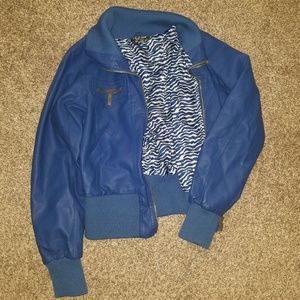 Faux leather jacket